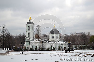 The Church in Tsaritsyno Stock Photo