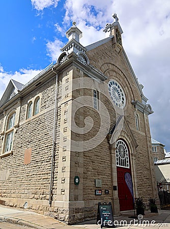 Church of Ursuline Monastery of Quebec City Editorial Stock Photo