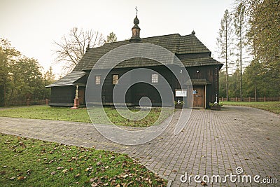 Church in Ustjanowa Gorna Stock Photo