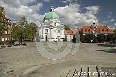 Church In Warsaw Stock Photo