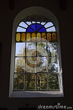 Church window Stock Photo