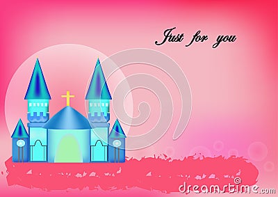 Church worship Vector Illustration