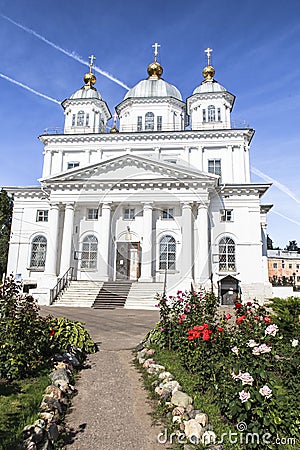 Church in Yaroslavl Editorial Stock Photo