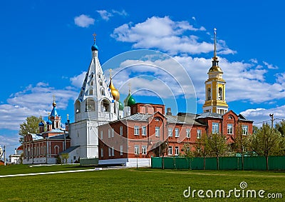 Churches in Kolomna Kremlin - Moscow region - Russia Stock Photo