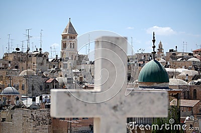 Churches and Mosques Editorial Stock Photo