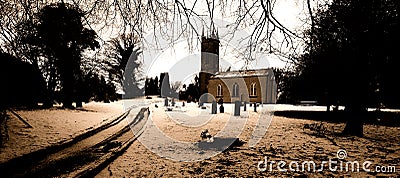 Churchyard Stock Photo