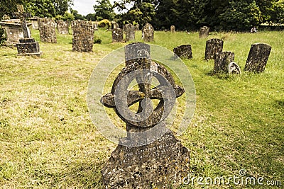 Churchyard Stock Photo