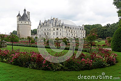 The ChÃ¢teau de Chenonceau Stock Photo