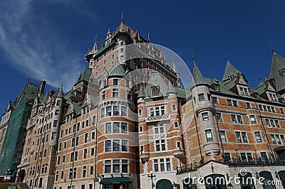 Chateau Frontenac, Quebec City, Canada Editorial Stock Photo