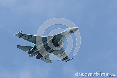 Ukrainian Air Force Aircraft SU-27 Editorial Stock Photo