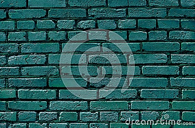 Cian brick wall Stock Photo