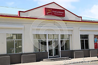 CIBC FirstCaribbean International Bank, Saint Lucia Editorial Stock Photo