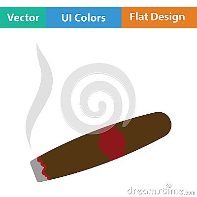 Cigar icon Vector Illustration