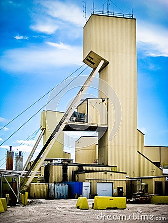 Cigar Lake Uranium Mine in Canada Stock Photo