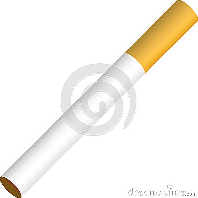 Cigarette Cartoon Illustration