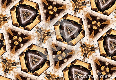 Cigarette butts abstract photo pattern Stock Photo