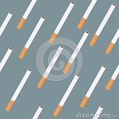 Cigarette pattern Vector Illustration