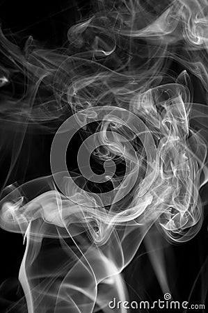 Cigarette smoke background Stock Photo