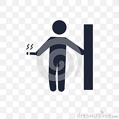 Cigarette transparent icon. Cigarette symbol design from Activity and Hobbies collection. Vector Illustration