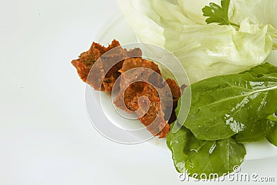 Cigkofte / Turkish food Stock Photo