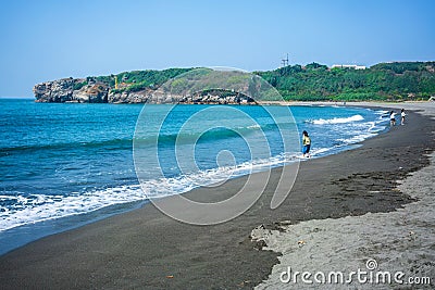 Cijin Beach view on Cijin island Kaohsiung Taiwan Editorial Stock Photo