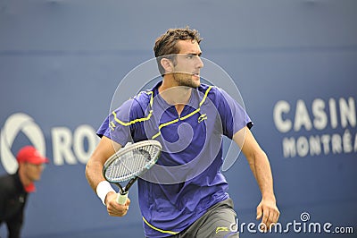 Cilic Rogers Cup 2012 (2) Editorial Stock Photo