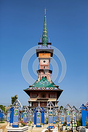 Cimitirul Vesel Editorial Stock Photo