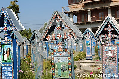 Cimitirul Vesel Editorial Stock Photo