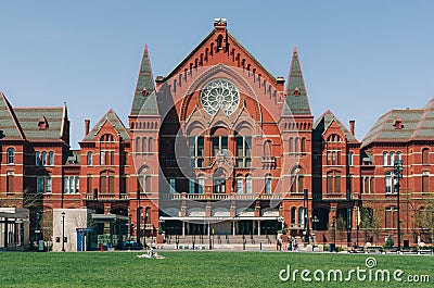 Cincinnati Music Hall Editorial Stock Photo