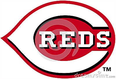 Cincinnati Reds baseball club logo. USA. Editorial Stock Photo