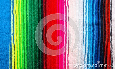 Cinco de mayo background decorated image made from mexican blanket stripes or poncho serape background Stock Photo