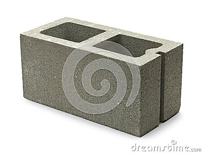 Cinder Block Stock Photo