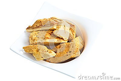 Cinder Toffee Stock Photo