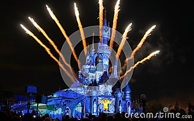 Cinderella castle Editorial Stock Photo