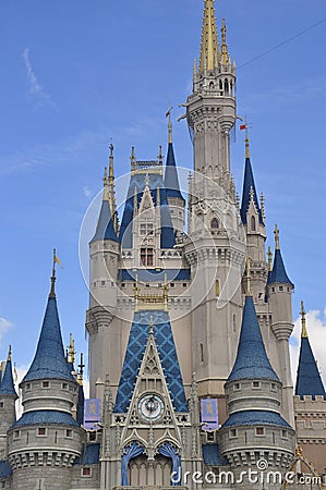 Cinderella Castle at Magic Kingdom park, Walt Disney World Resort Orlando, Florida, USA Editorial Stock Photo