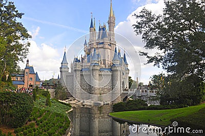 Cinderella Castle at Magic Kingdom park, Walt Disney World Resort Orlando, Florida, USA Editorial Stock Photo