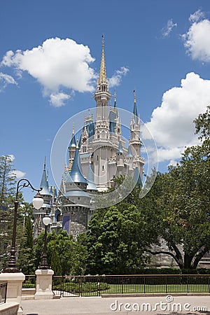 Cinderella Castle Walt Disney World Editorial Stock Photo