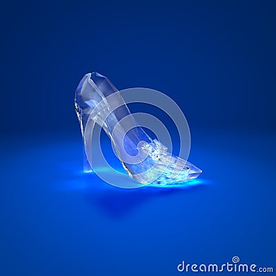 Cinderella crystal slipper Stock Photo