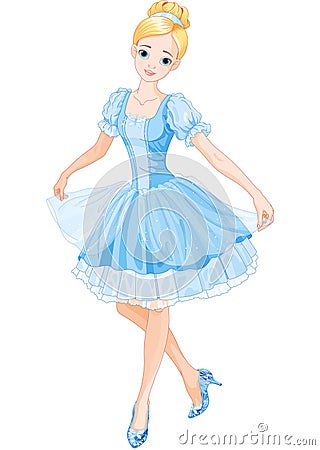 Cinderella Vector Illustration