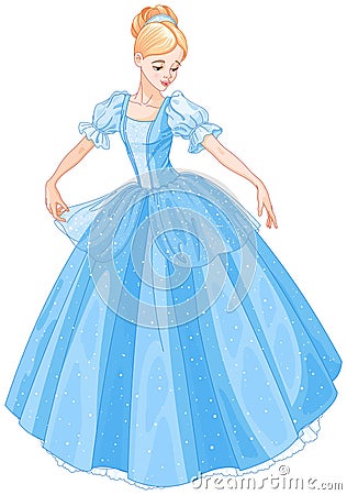 Cinderella Vector Illustration