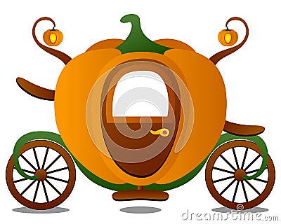 Cinderella's Carriage Vector Illustration