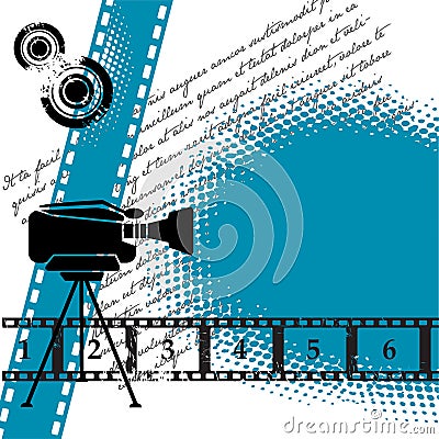 Cinema background Vector Illustration