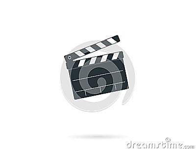 Cinema clapper board Vector Illustration