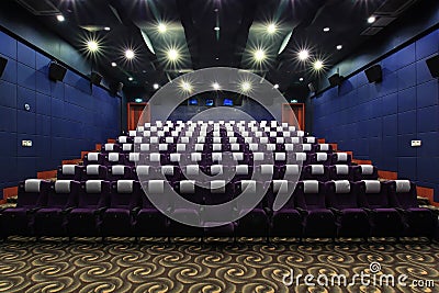 Cinema hall Stock Photo