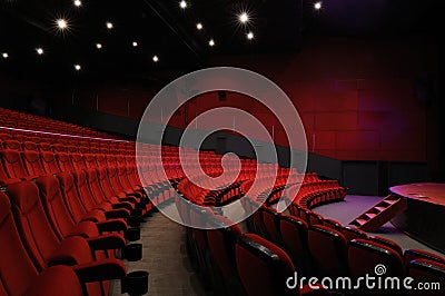 Cinema hall Stock Photo