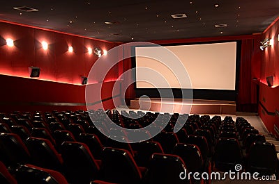 Cinema hall Stock Photo