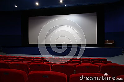 Cinema interior Stock Photo