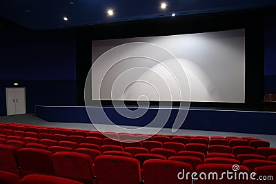 Cinema interior Stock Photo