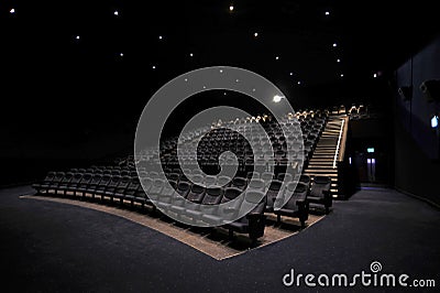 Cinema Interior Stock Photo