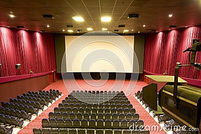 Cinema interior Stock Photo